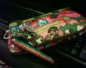 2) My purse - with several other things inside.
