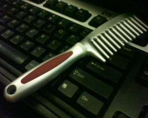 6) Comb - This is what replaced the ancient but very reliable Hair Doctor I recently broke. 