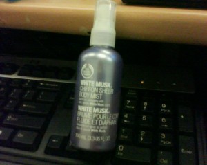 9) Scent - Nothing like White Musk to lift my spirits!