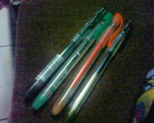 11) Pens - Do I really have four of them in there?