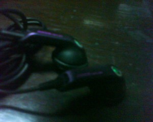 12) My Sony-Ericsson earphone to match my phone!
